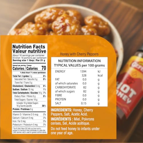 Honey Gefen Hot Honey 12 oz Pack de 2 miniatura 2