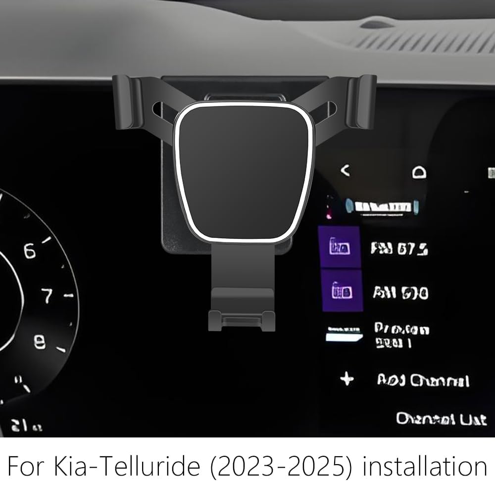 Car Phone Holder for Kia Telluride 2023 2024 2025 Auto Accessories Navigation Bracket Interior Decoration Screen Mobile Cell Phone Mount case