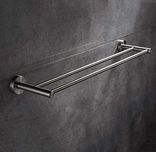 Porte-serviettes suspendu en métal et miroir carré surface géométrique pure - 6