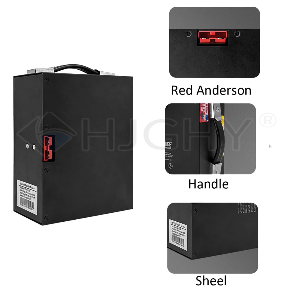 Batteria al Litio per Carrello elevatore Elettrico da 48 V 10 Ah 15 Ah 20 Ah 30 Ah, Batteria per transpallet da 48 Volt per carico e Scarico, Motore per Carrello impilatore