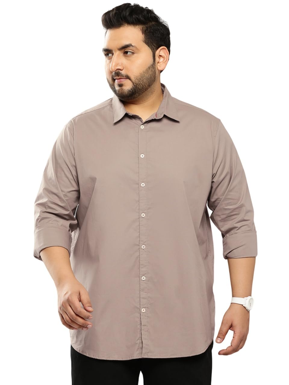 thomas scott Men's | Solid | Full Sleeve | Regular Fit | Polyester-Blend | Spread Collar | Casual Shirt-picture-12