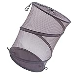 CLISPEED Cesta Plegable Ropa Sucia Cesta de Almacenamiento Grande de Poliéster Organizador de Ropa para Dormitorio y Lavadero