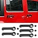 JeCar Door Handle Inserts Cover Kit & Tailgate Handle Cover for 2007-2018 Jeep Wrangler JK 4 Door Accessories