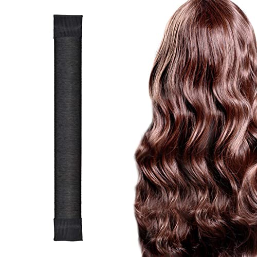 New Soft Hair Curlers Rollers,Heatless Curling Headband for Sleeping, No Heat Ponytail Hairband Hair Curler,Overnight Lazy Scrunchie Rollers Magic DIY Hair Styling Tools for Long Hair (Yellow)