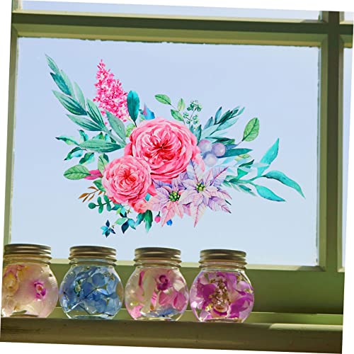 Pegatinas adhesivas pegatinas de peonías florales con relieve visual pack de 3 3