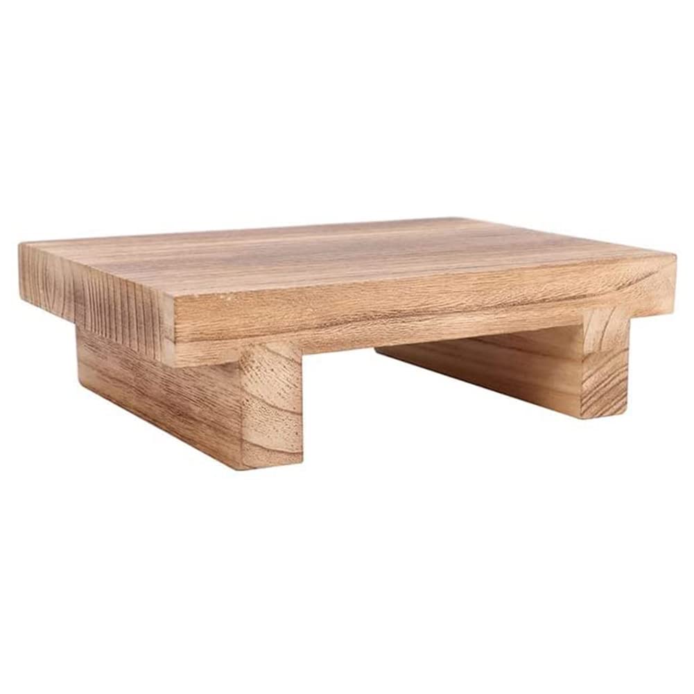 Sgabello In Legno Per Adulti E Bambini, Sgabello Da Letto Per Letti Alti, Cucina, Bagno, Soggiorno, Poggiapiedi, Colore Del Legno