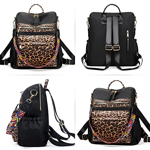 Image of Dora & Liz Womens Backpack Purse Leather Backpack Purse for Women Travel Fashion Backpack Designer Ladies Shoulder Bags