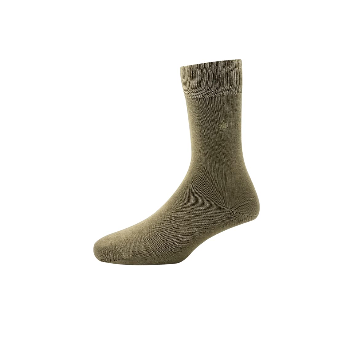 louis philippe Men's Cotton Full Length Socks (1 Pair) - Khaki-picture-17