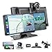 android zoll günstig Kaufen-Alpinetech Wireless Carplay Display & Android Auto Display: 10,26 Zoll Tragbares Autoradio mit 4K Dashcam Vorne Rückfahrkamera Siri Bluetooth Mirror Link AUX FM SD-Karte für All Vehicles