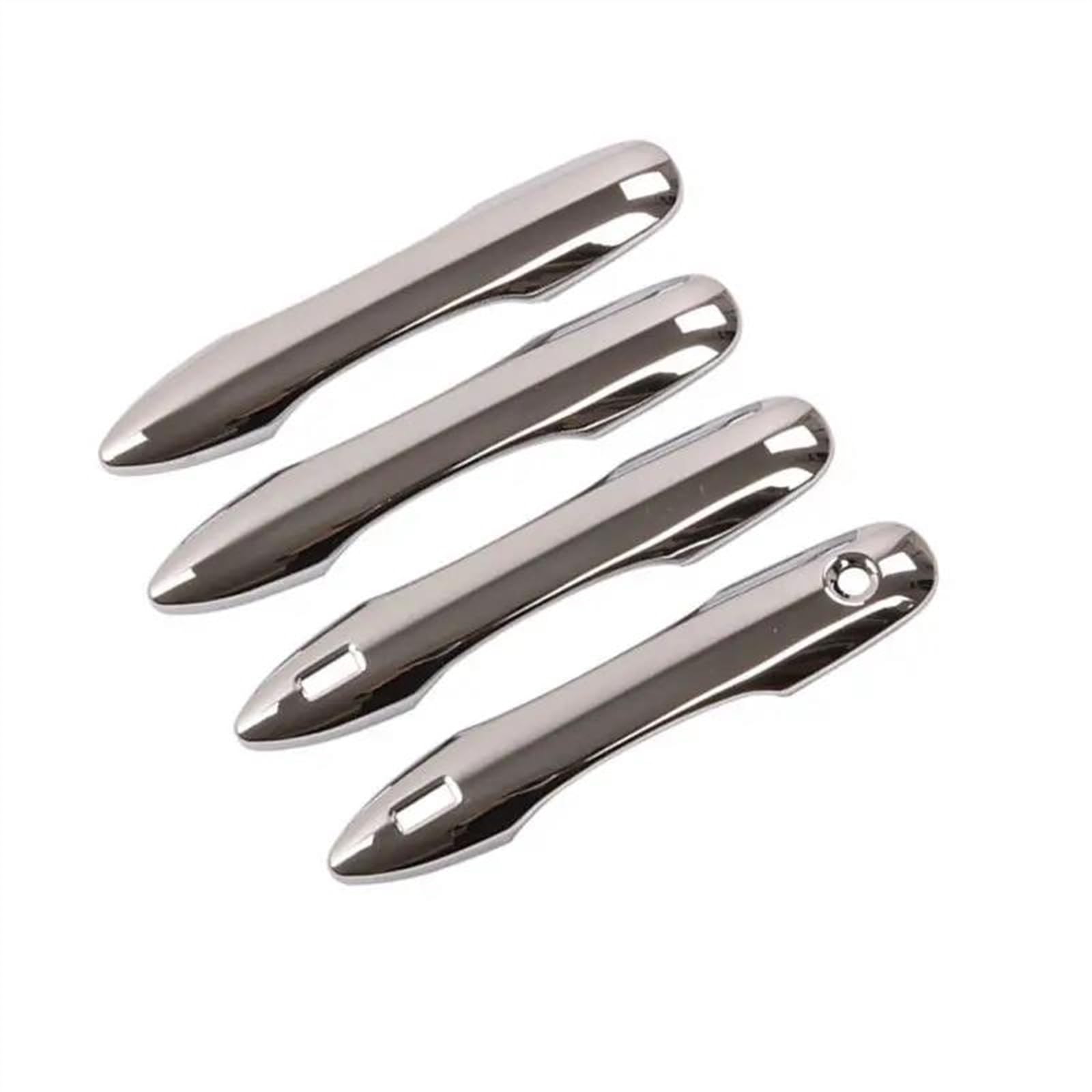 Kjhopy Chrome B Glossy Black For Toyota For Corolla For Auris E210 2019-2022 Car Door Handle Cover Bowl Trim Sticker Exterior Door Handle(Chrome B)