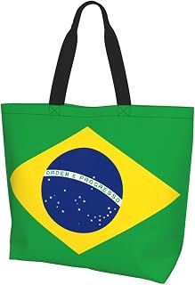 Brazil Grocery Bag Brazil Flag Shopping Bag Brazilian Handbag Bags Brazil Tote Bag Flag Bags
