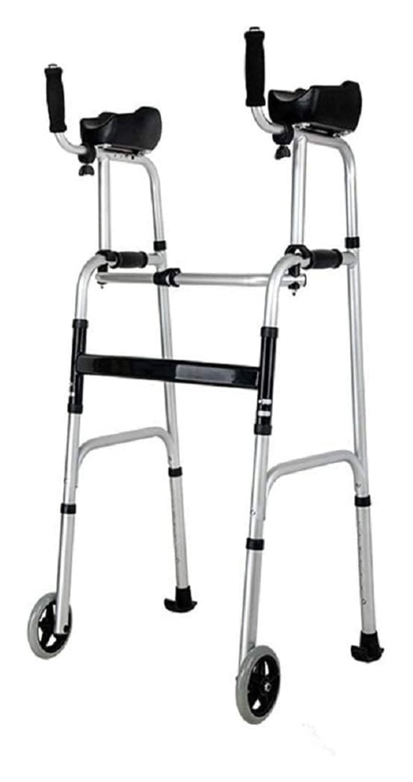 Déambulateur pliable pour seniors cherchant un soutien stable et léger