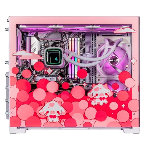 Image of Velztorm Bubble Cow Custom Built Gaming Desktop PC (AMD Ryzen 7 5700X, GeForce RTX 5080, 64GB DDR4, 2TB PCIe SSD, RGB Fans, 240mm AIO, 850W PSU, WiFi 5, Bluetooth 5.0, RJ-45, Win 11 Pro)