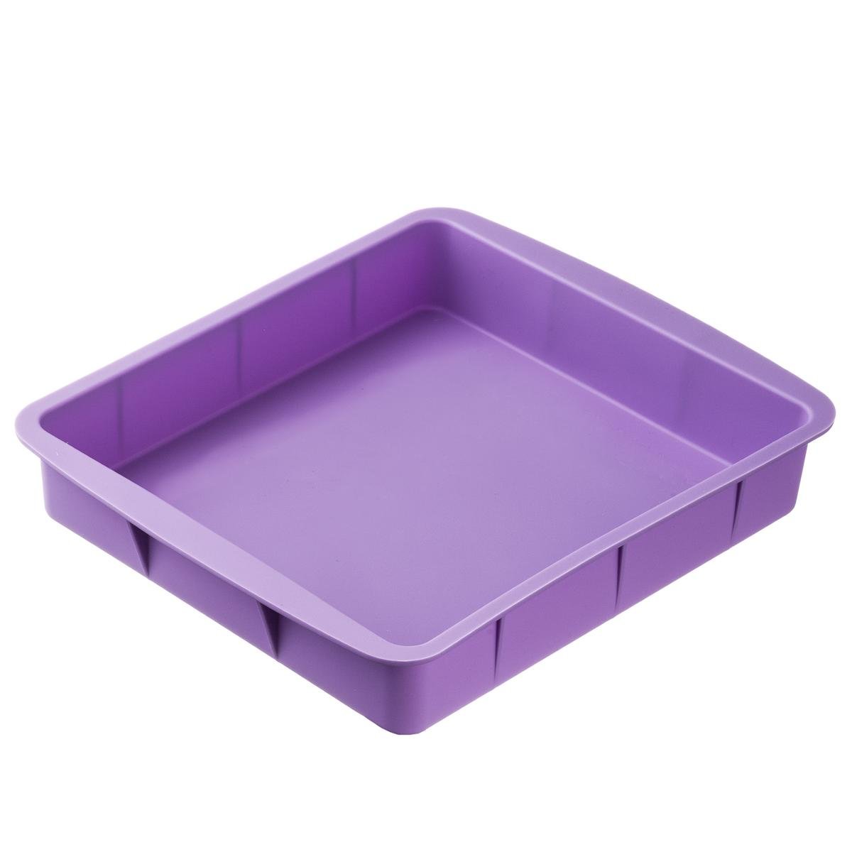 Original Steinbach Purple Silicone Rectangular Baking Mould | Approx. 25.5 X 30 Cm | Silicone Mould For Cake Baking | Loaf Mould Silicone | Cake Mould | Heat Resistant Up To 200 °C
