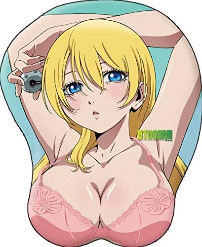 Amazon Com Wallscrollposters Btooom Anime Featuring Himiko Oppai Mouse Pad Office Products
