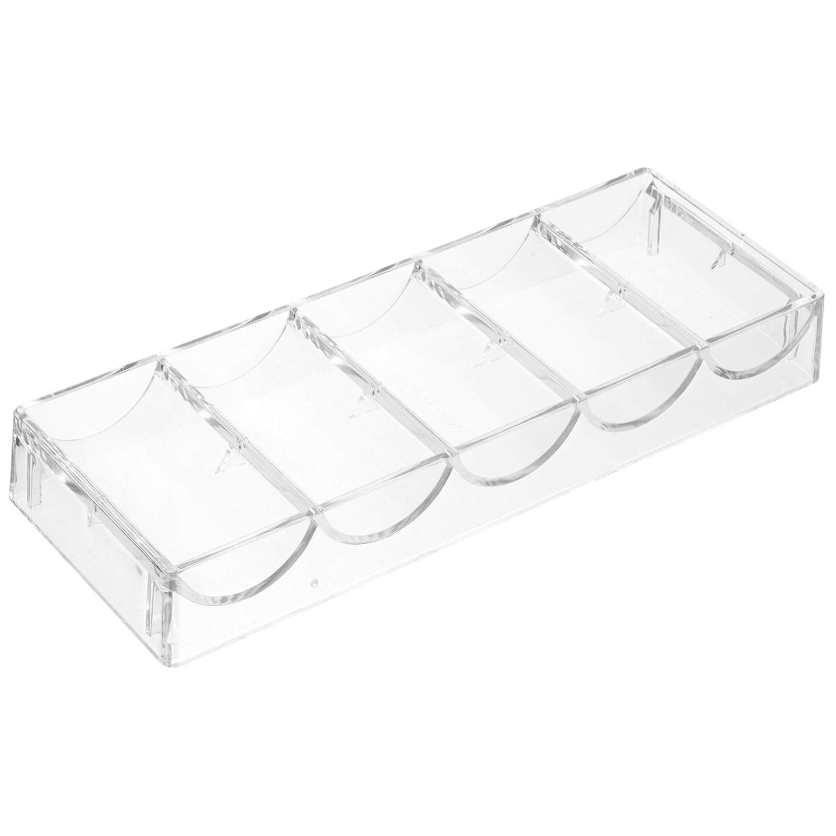 Vassoio Per Fiches Da Poker - Scatola Porta Fiches Da Poker A 5 Scomparti Custodia Per Fiches Da Poker E Design Elegante