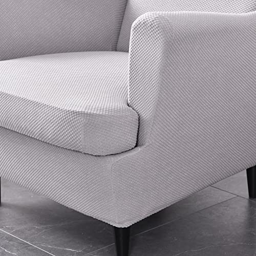 Funda para sillón orejero protector elástico lavable anti manchas OBASDFD 7