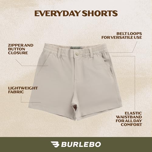 Image of River Rock Grey Everyday Shorts - Deer Camo Pockets