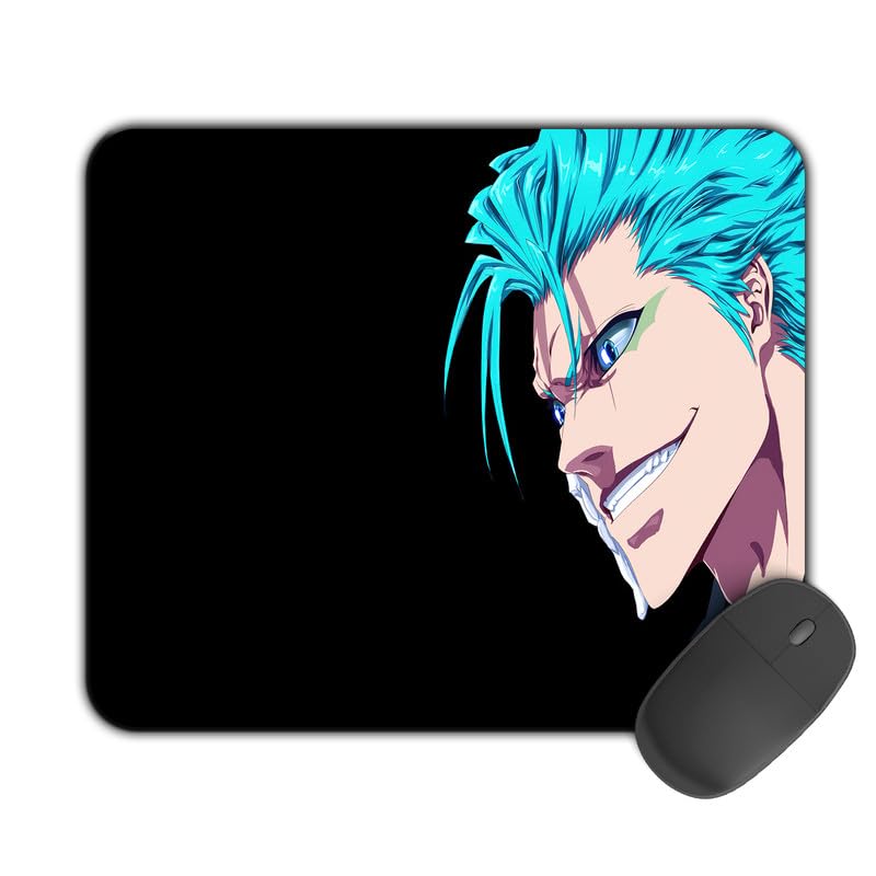 Image of Printed Designer Mouse Pad Grimmjow Face (200MM X 240 X 3MM) Enhance Gaming and Work Performance Comfortable and Precise Non-Slip Water Proof Bleach Mouse Pad.