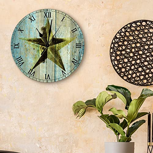 Horloge murale style campagne occidentale pour décoration rustique - 5