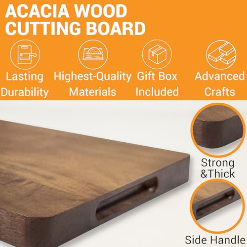 Tabla de Cortar de Madera Acacia 40.6x27.9x2 cm Personalizada miniatura 4
