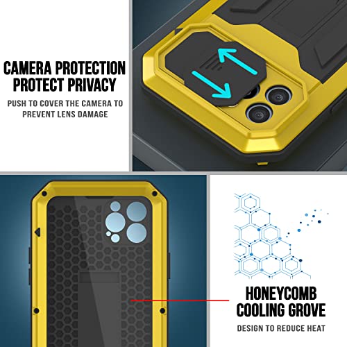 PunkCase for iPhone 13 Pro Metal Case 2.0, Neon - Image 3