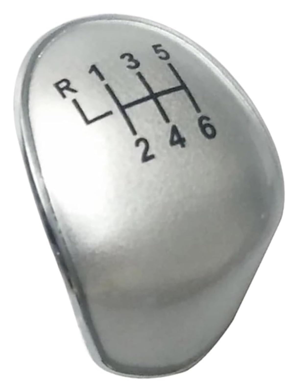 Utongmu Silver Manual Gear Shift Knob For Focus 2 Mk2 Fl Mk3 Mk4 For Fiesta Mk7 For Kuga For C-Max Manual Car Gear Shift Knob Gaiter Boot Case