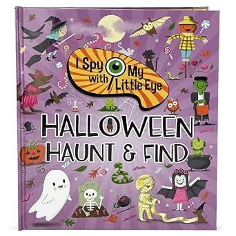 I Spy With My Little Eye Halloween Haunt & Find - Kids Search, Find, and Seek Activity Book, Ages 3 and Up