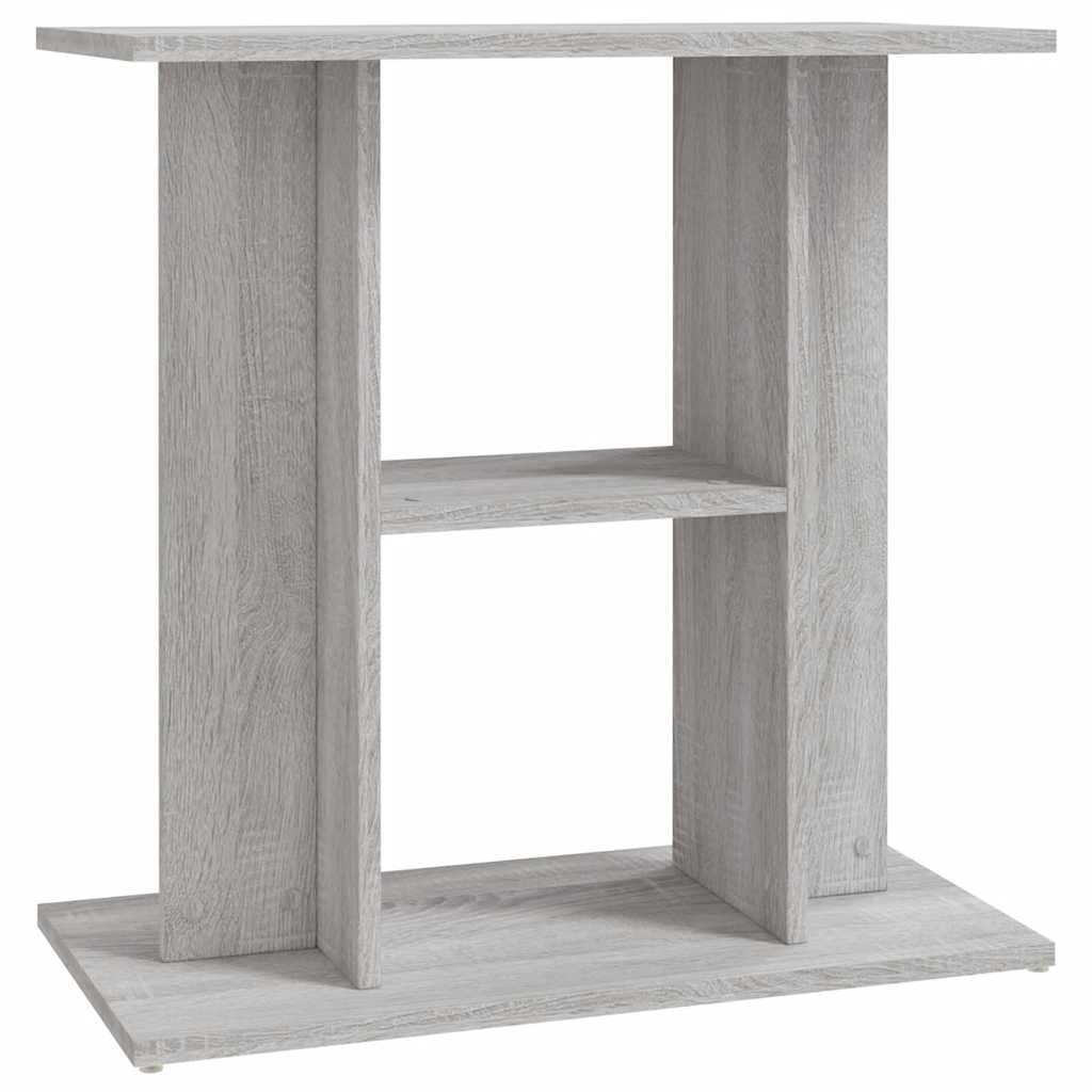 vidaXL Aquarium Stand Grey Sonoma 60x30x60 cm Engineered Wood โ image 1