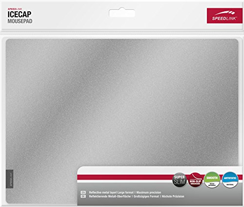 Speedlink 620000 de MCSR Icecap para ratón (Reflectante, 26 x 21 x 0,15 cm) Plateado Plata - imagen 2