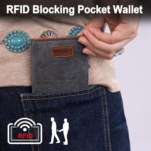 Image of Montana West X Wrangler Wallet Women Small with Rfid Lining and A Coin Purse