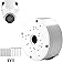 PUYREEINN 1 Pack Dome Camera Junction Box,Security Camera Bracket,CCTV IP Surveillance Cameras Holder, ABS Plastic Dome Camer