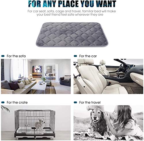 Image of Hero Dog Dog Bed, 27.5IN Small, Soft Furry Fleece, Washable Mattress, Non Slip Pet Beds for Crate, Kennel, Car