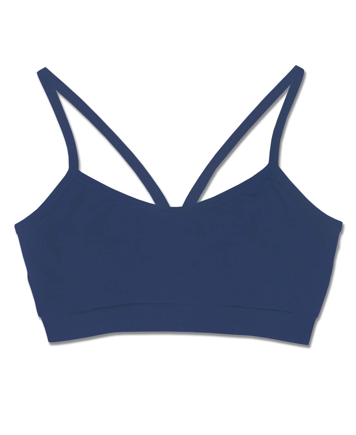 Soul Flower Organic Cotton Super Simple Bra for Women - Ladies Eco-Friendly Wireless Sports Bralette - Made in