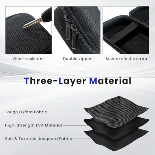 Image of Vekkia Case for Book Light with Charger, Compatible Book Light, Portable Storage Carrying Holder for USB Cable, Case Only