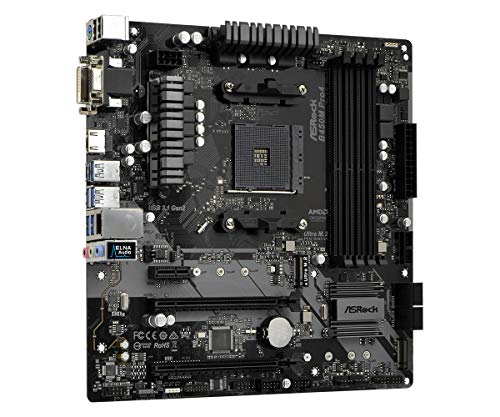 MB ASRock AM4 m-ATX D-Sub/HDMI/DVI DDR4 Retail - AMD socket AM4 (Ryzen) - Micro/Mini/Flex-ATX, B450M PRO4 - Image 5