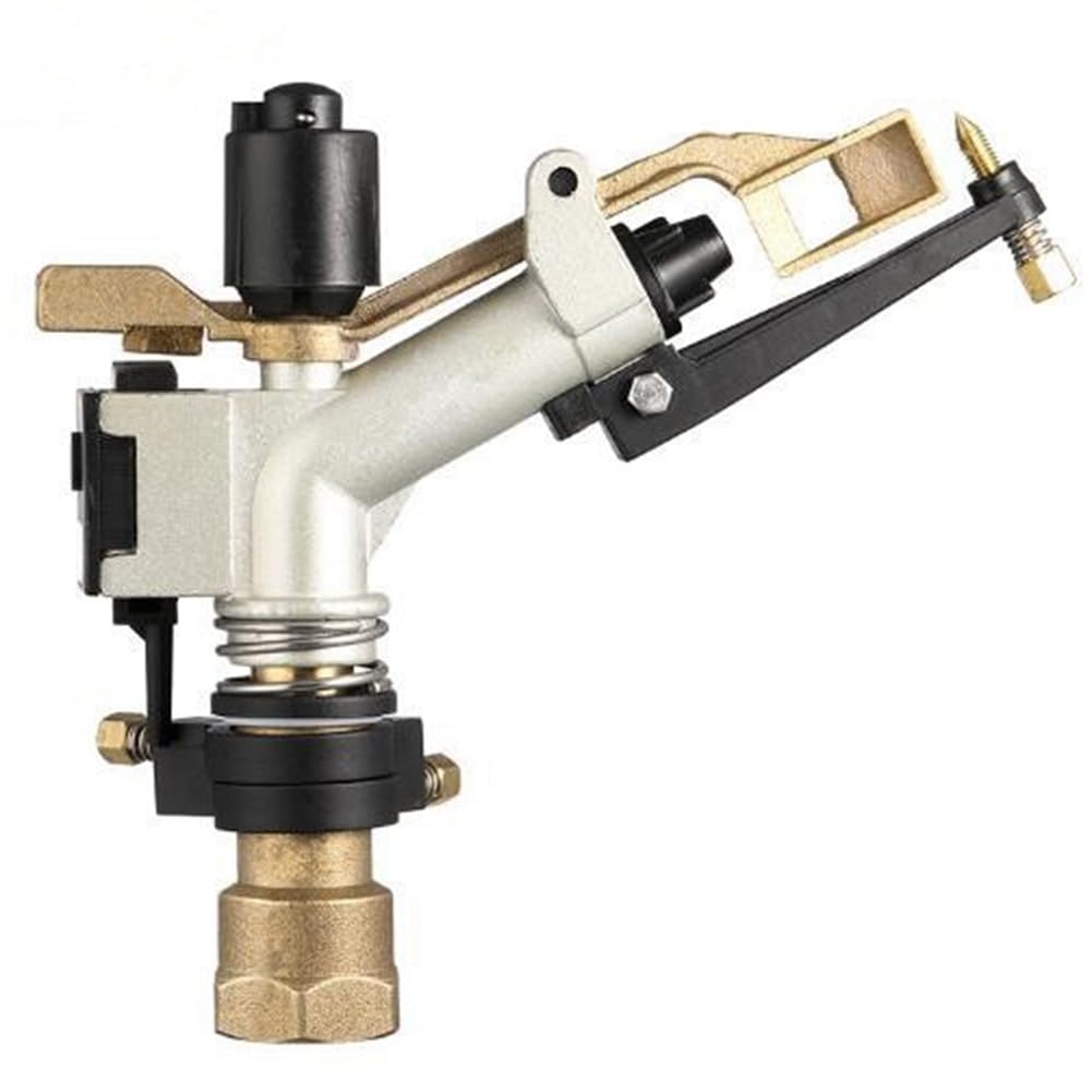 Vjsujehgy Garden Automatic Rotating Sprinkler for Watering, Rockers Arm Agricultural Irrigation Sprinkler Heads Head