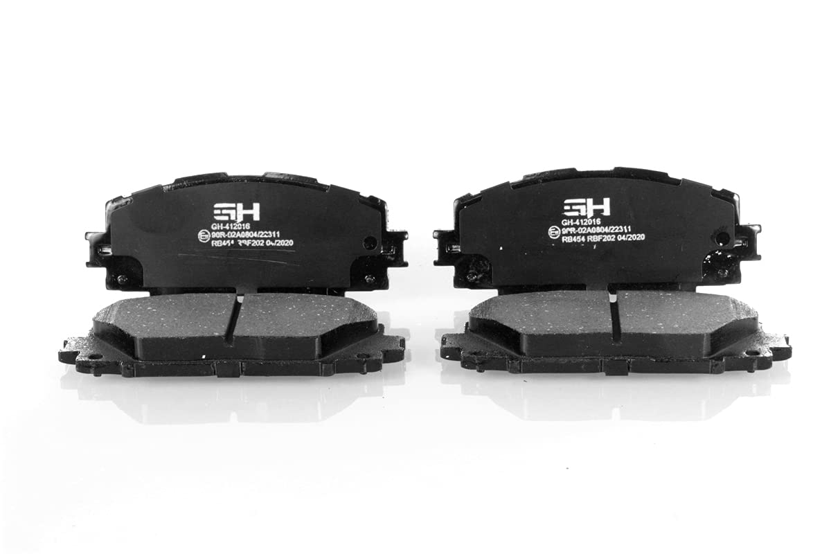Set Pastiglie Freno Anteriori GH GH-410108 Per ALFA ROMEO 147, 156 – Dimensioni 155x59x19 Mm – Con Sensori Usura
