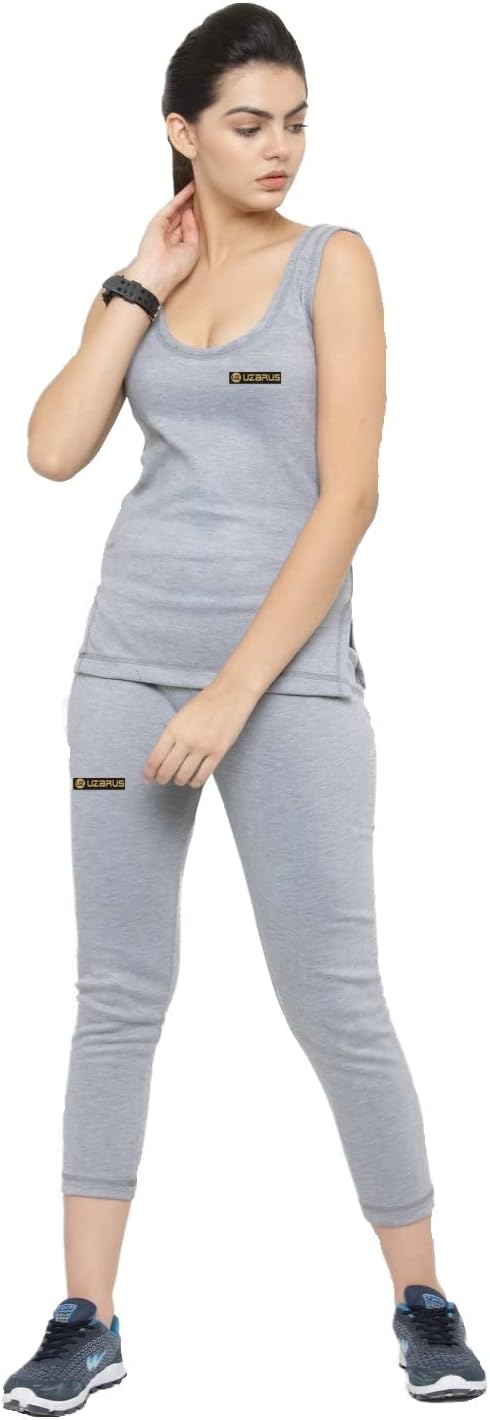 UZARUS Women's Thermal Top and Lower Set