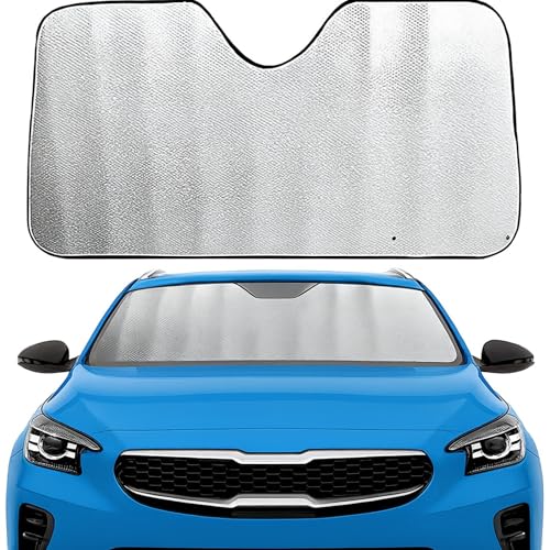 AUTOZOCO Parasol para Parabrisas Delantero Plegable, Protector Solar para Parabrisas Delantero, Parasol para automóvil, Universal, Medidas 150 x 90 cm