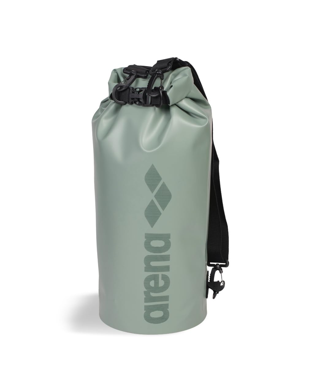 Arena Sac à Dos Unisexe pour Adulte avec Grand Logo - Sac à Dos imperméable à roulettes pour Plage, Piscine, activités de Plein air, Sac de Rangement Sec, 15 litres, Vert Sauge/mangrovia, Vert