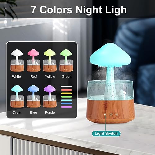 Difusor Aromático Eléctrico Humidificador Niebla Noche miniatura 4