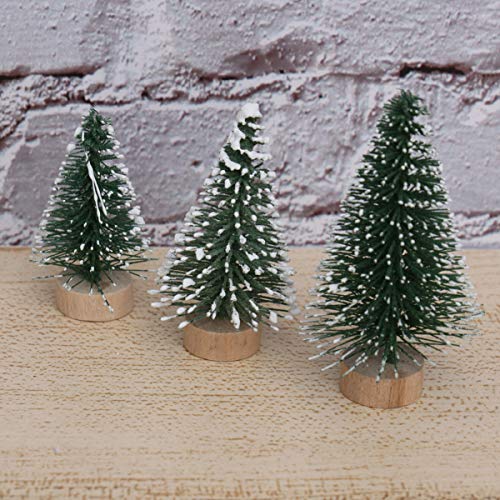 Veemoon 10 Pcs Garrafas Para Árvore De Garrafa Árvores De Neve De Sisal Árvore De Natal Falsa Enfeit