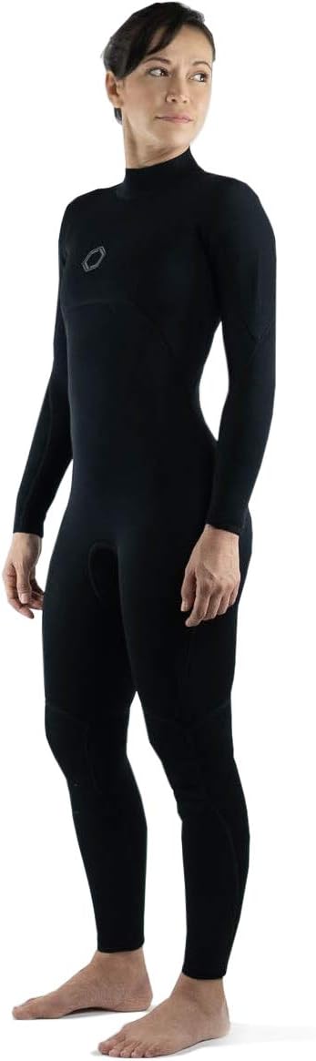 Onvous Women's FreeMotion Wetsuit | Full-Suit 3mm Neoprene w/Back Zip | Effortless Fit & 4-Way Stretch | Designed for Surfing, Diving, Snorkeling, Swimming, Kayaking, Ocean Recreation