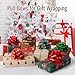 12 pcs Large Christmas Bows for Gift Wrapping,5inch Wide Xmas Pull Bows for Presents,Christmas Gift Bows for Gift Baskets,Christmas Tree,Wine Bottles,Christmas Decorations （Green）