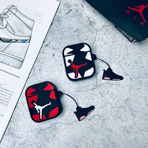 Image of New Cute Soft Silicone Case Compatible with Apple AirPods 4 Generation (2024) Full 360 Protection Dust-Proof Shockproof Case Cover with Hook (Cover Only) (Jodana-White)