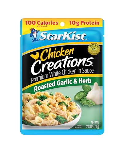 StarKist Chicken Creations, Roasted Garlic & Herb, 2.6 oz Pouch