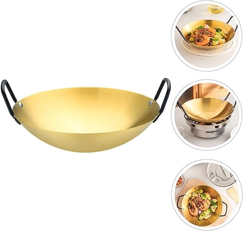 Miniatura 7 de Tapa para olla, utensilios de cocina de alta resistencia, cocina al aire libre, antiadherente, sartén profunda, apta para lavavajillas, utensilios