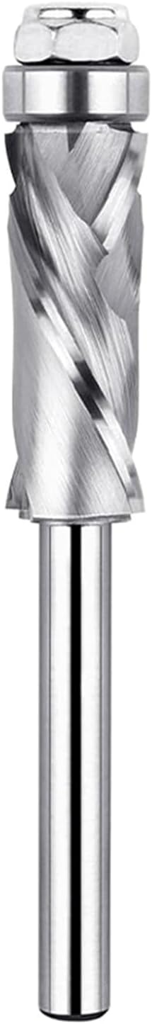 Low Noise Wood Shaper Cutter with Heat Treated Alloy Construction and Precision Ground Double Helix Cutting Brim. High Precision Alloy Spiral Cutter