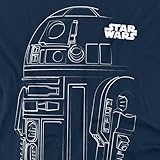 Zoom IMG-1 star wars mens r2d2 outline Zoom IMG-1 star wars mens r2d2 outline